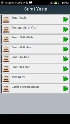 Surat Yasin Dan Dzikir android App screenshot 4